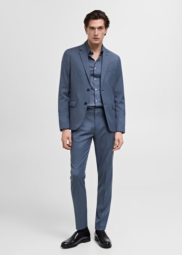 Mango Super Slim Fit-Anzugshemd aus Baumwoll-Stretch Online Shopping
