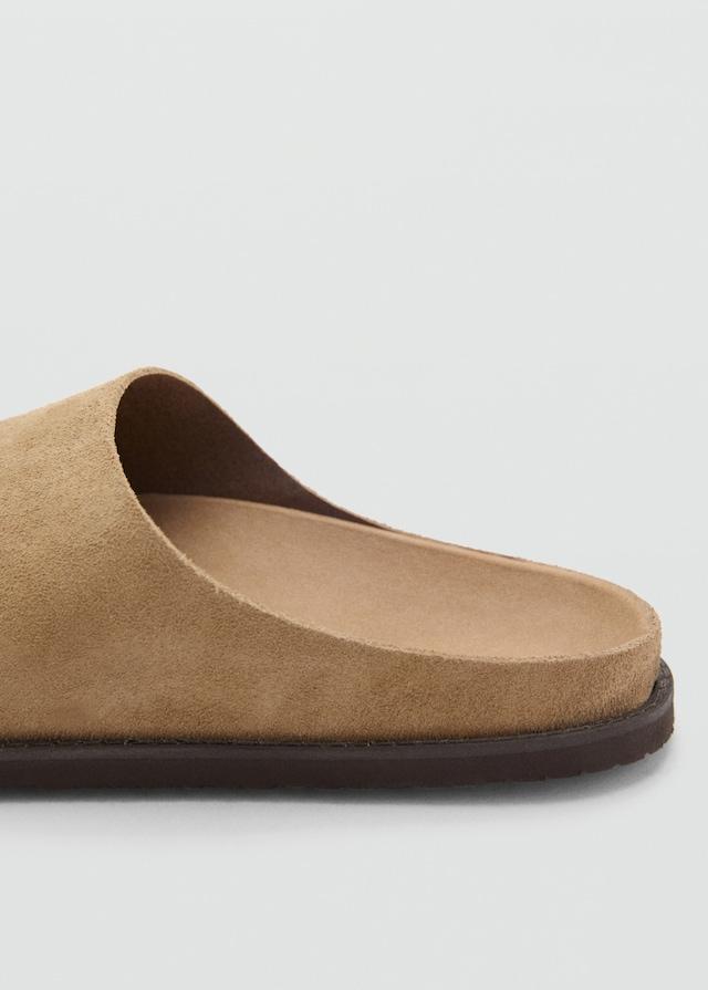 Mango Clogs aus Rauleder Heißer Verkauf