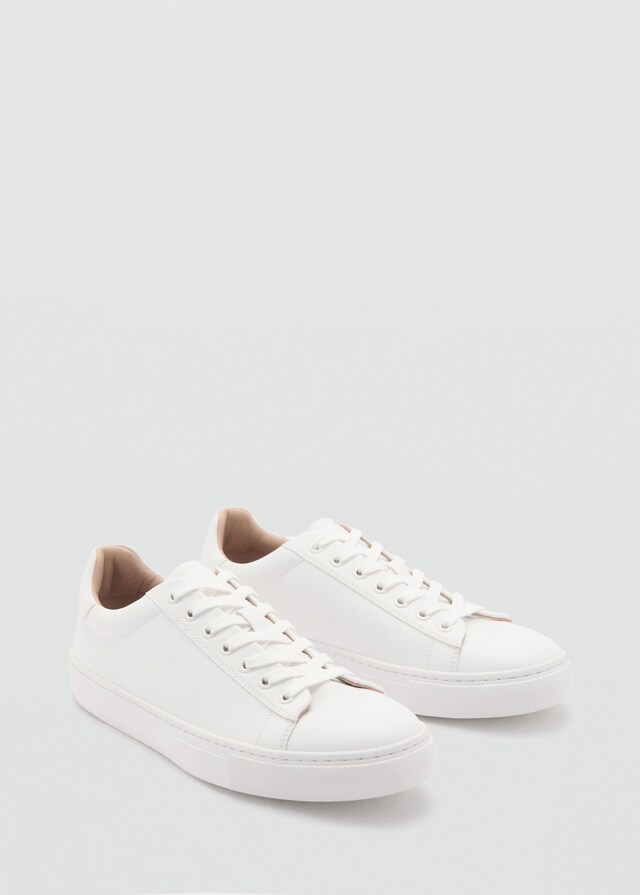Mango Geschnürte Sneakers mit Einsätzen Online Outlet