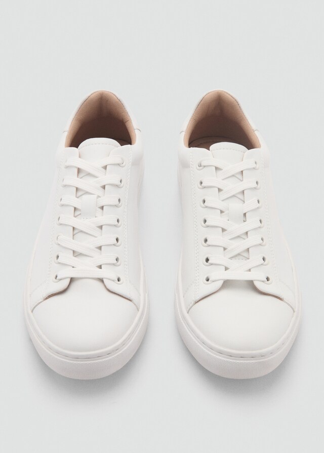 Mango Geschnürte Sneakers mit Einsätzen Online Outlet
