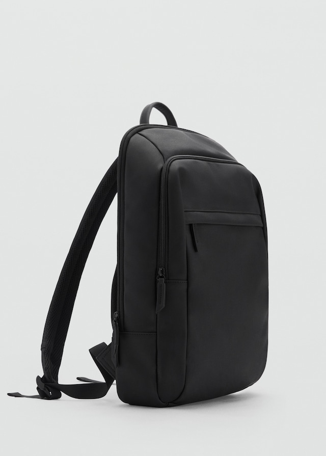 Mango Gummierter Funktionsrucksack Große Rabatte