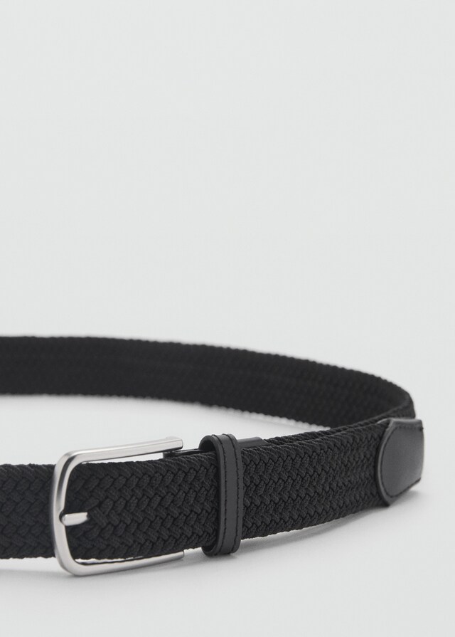 Mango Stretchgürtel in Flecht-Optik Super Sparpreis