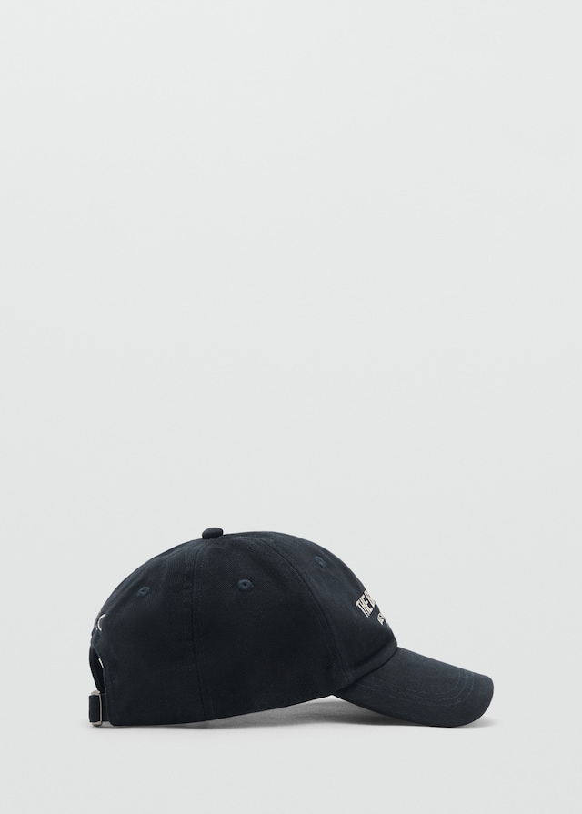 Mango Bestickte Canvas-Kappe Kostenloser Versand international