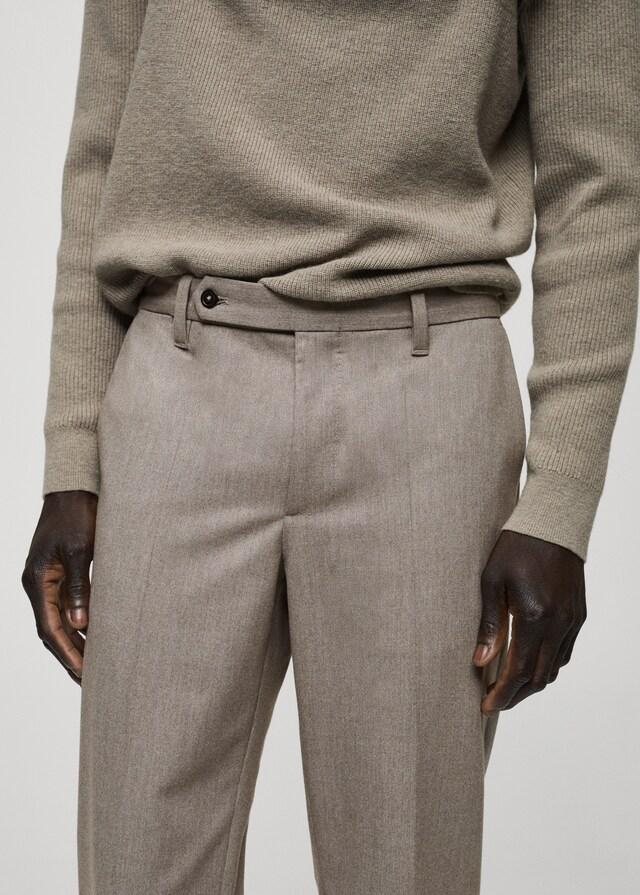 Mango Slim-Fit-Flanellhose Blitzverkäufe