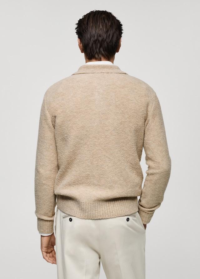 Mango Strick-Poloshirt mit Mini-Bouclé Versandkostenfrei