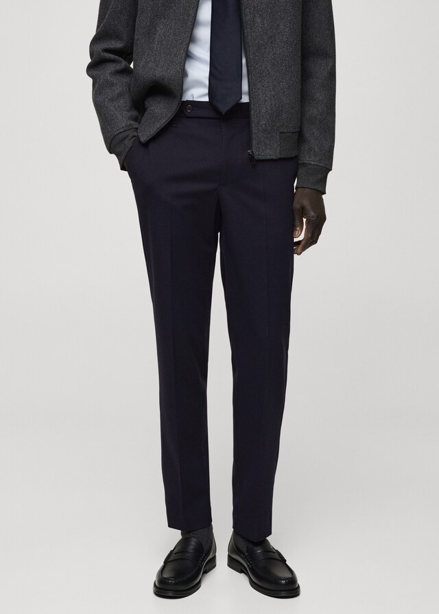 Mango Slim-Fit-Flanellhose Preisnachlass