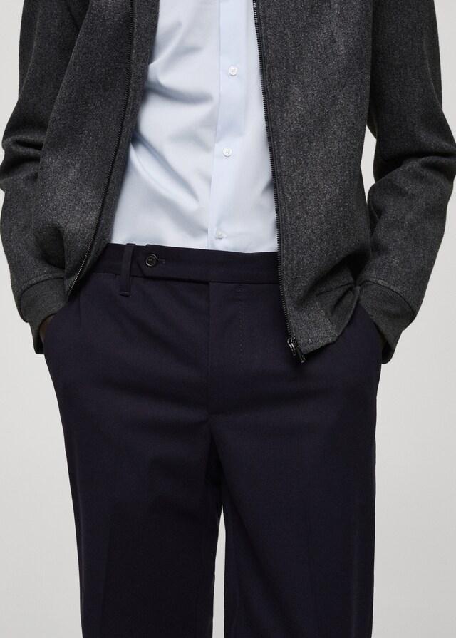 Mango Slim-Fit-Flanellhose Preisnachlass