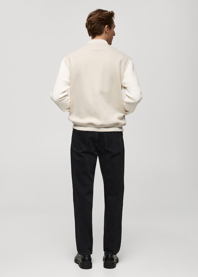 Mango Baumwoll-Bomberjacke aus Baumwolle mit Kontrastdesign Cyber Monday