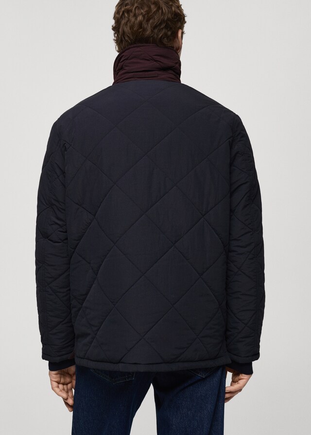 Mango Zweifarbige Wendejacke in Stepp-Optik Osterangebot