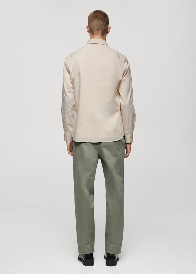Mango Overshirt aus Baumwoll-Twill mit Taschen Jubiläumsangebot