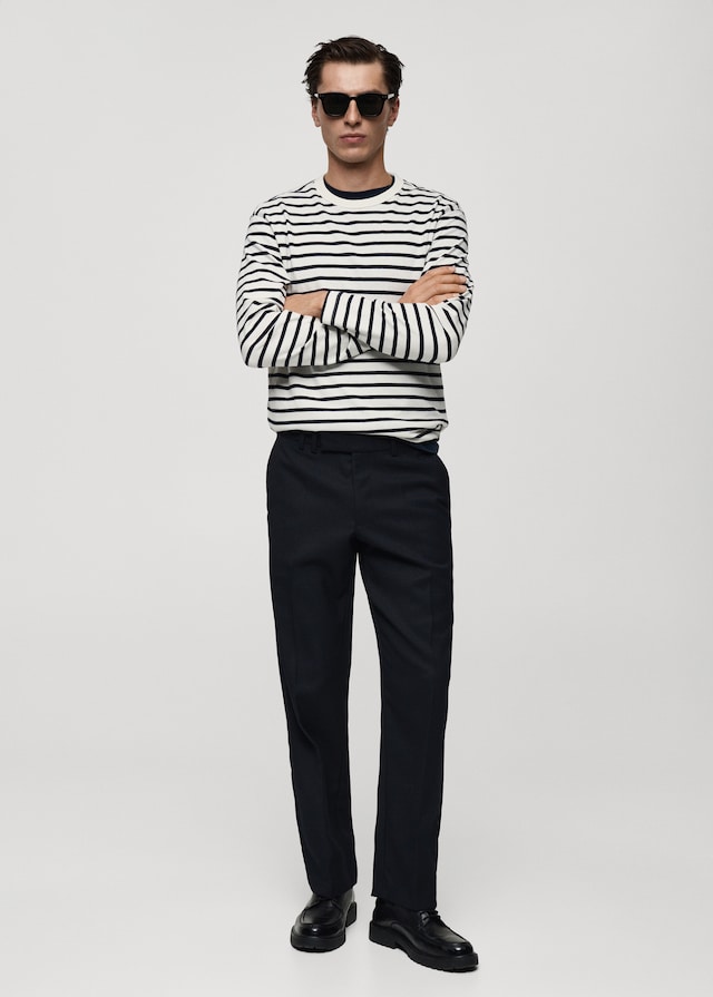 Mango Gestreiftes T-Shirt aus 100 % Baumwolle Exklusive Angebote