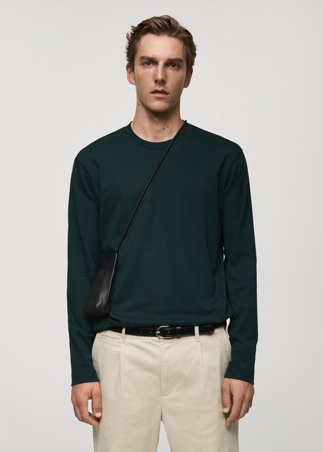 Mango Langarmshirt regular fit Große Rabatte