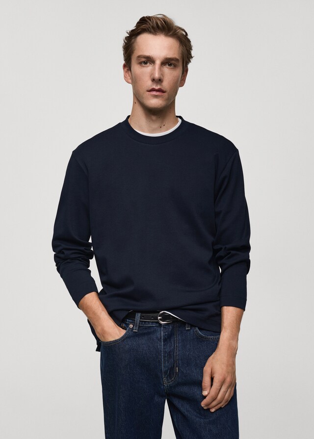 Mango Langarmshirt regular fit Neuheiten