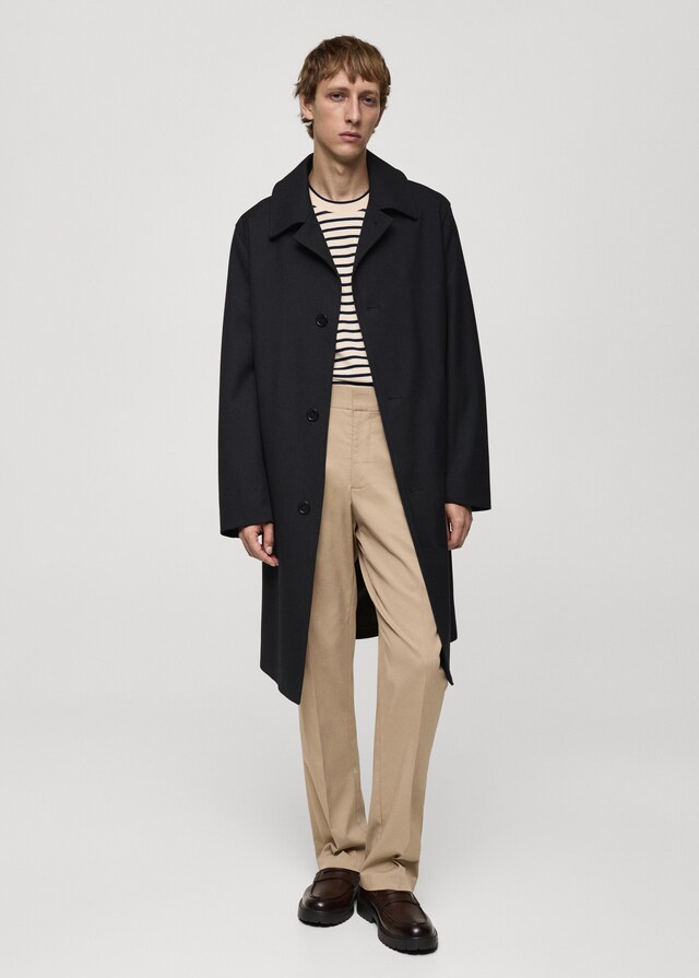 Mango Oversized-Trenchcoat aus Comfort-Stretch-Gewebe Riesige Ersparnisse
