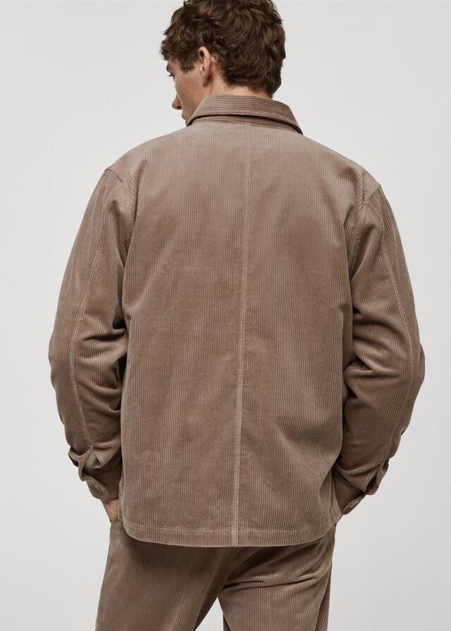 Mango Cord-Overshirt mit Taschen Super Sparpreis