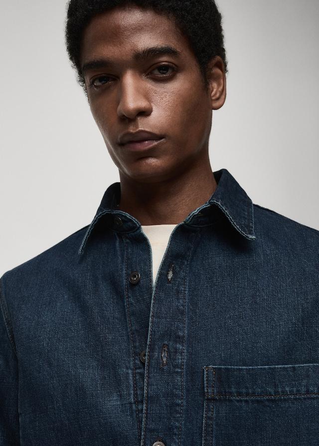 Mango Regular-Fit-Overshirt aus Jeans JETZT KAUFEN