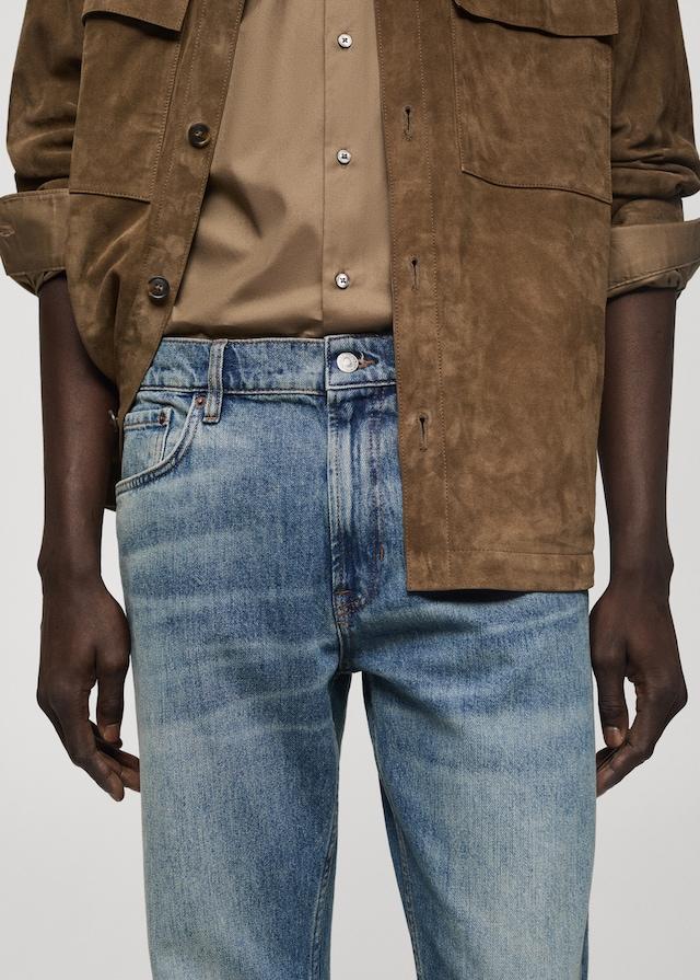 Mango Straight Fit-Jeans im Used-Look Letzter Tag