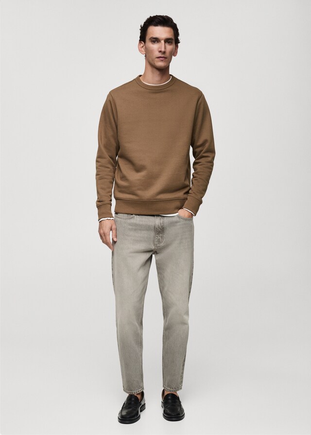 Mango Regular-Fit-Sweatshirt aus Baumwolle Nur für heute