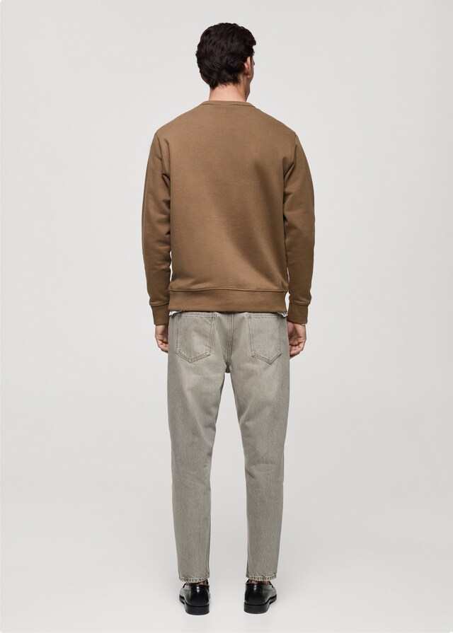 Mango Regular-Fit-Sweatshirt aus Baumwolle Nur für heute