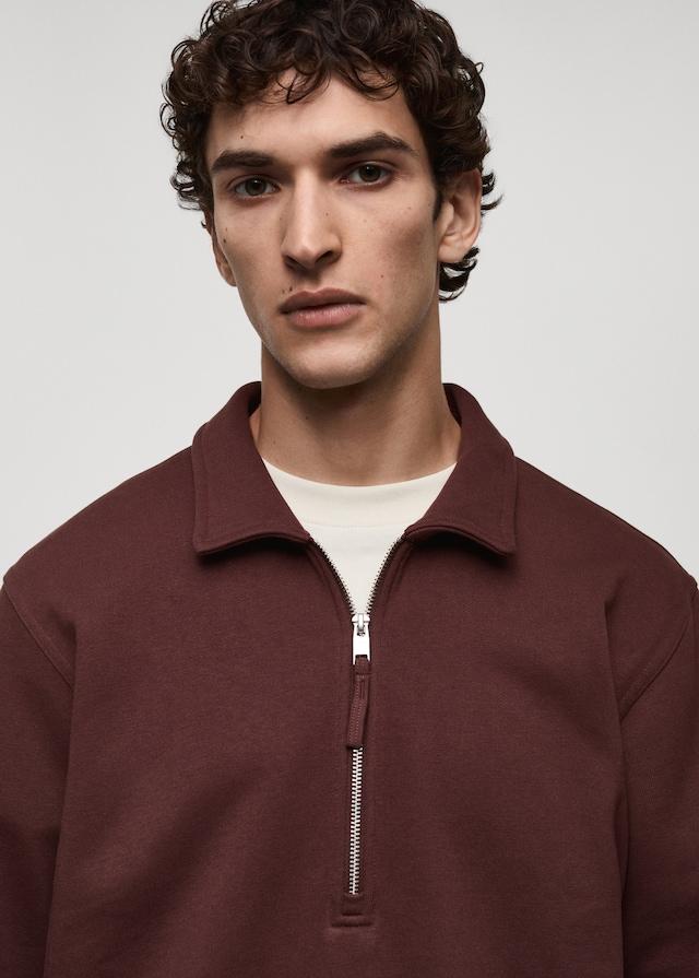 Mango Regular-Fit-Polo-Sweatshirt aus Baumwolle Sonderangebot der Fabrik
