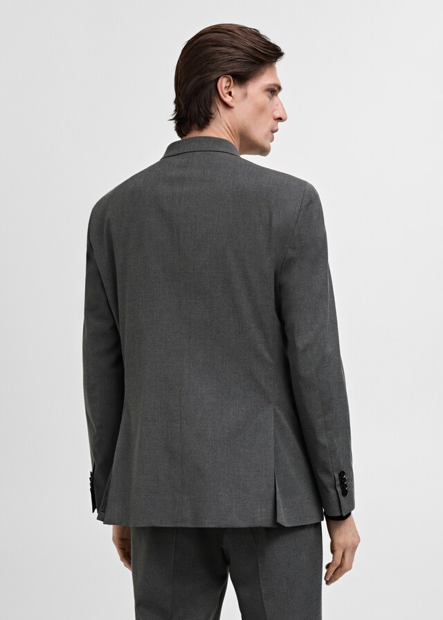 Mango Zweireihiges Slim-Fit-Sakko Mónaco Riesige Rabatte