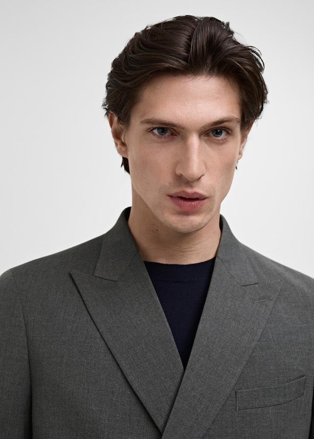 Mango Zweireihiges Slim-Fit-Sakko Mónaco Riesige Rabatte