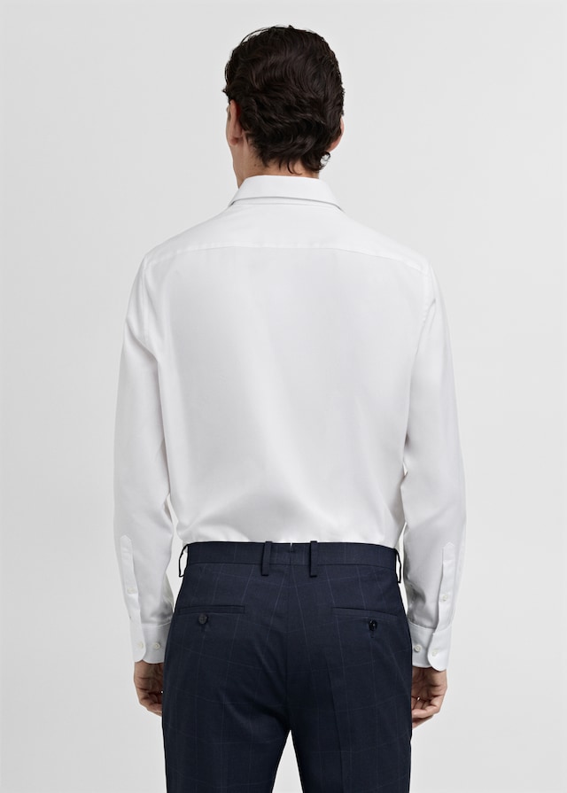 Mango Slim Fit-Anzughemd aus 100 % Baumwolle 50% Rabatt für begrenzte Zeit