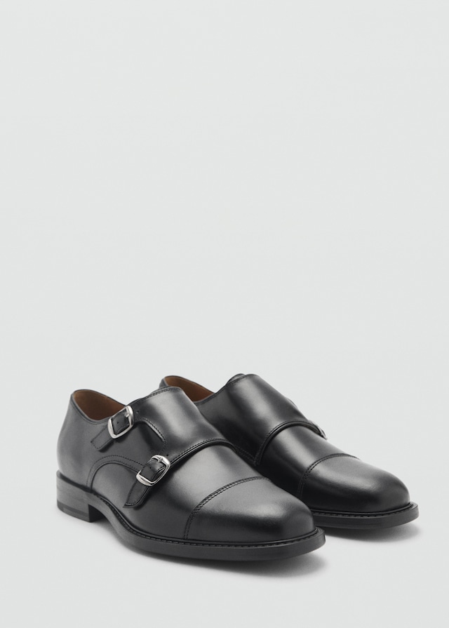 Mango Lederschuh mit Doppelschnalle Rabatte dieses Monats