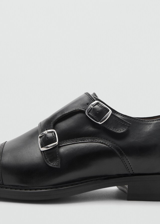 Mango Lederschuh mit Doppelschnalle Rabatte dieses Monats