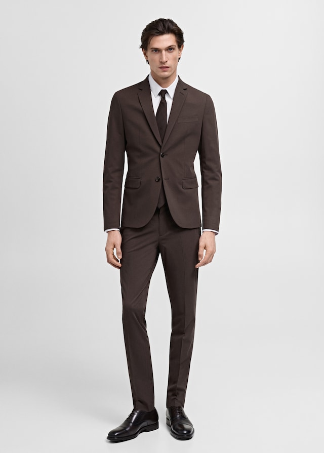 Mango Slim Fit-Anzugshemd aus Baumwolle Online