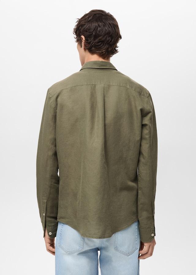 Mango Classic-Fit-Leinenhemd Meist gekauft