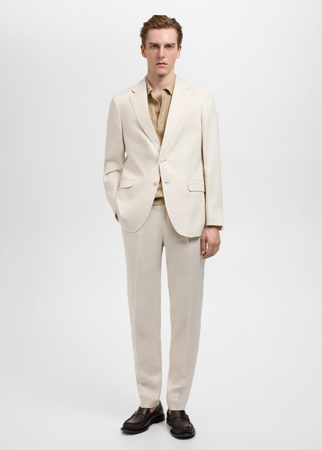 Mango Slim-Fit-Sakko Amalfi aus 100 % Leinen Begrenztes Angebot