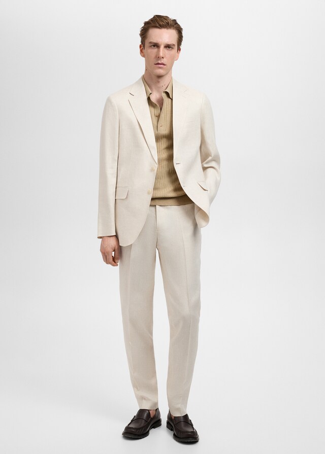 Mango Slim-Fit-Anzughose Amalfi aus 100 % Leinen Online Shopping