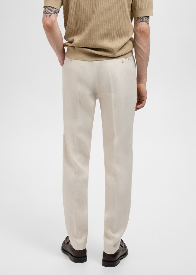 Mango Slim-Fit-Anzughose Amalfi aus 100 % Leinen Online Shopping