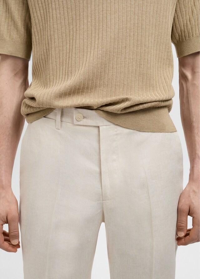 Mango Slim-Fit-Anzughose Amalfi aus 100 % Leinen Online Shopping