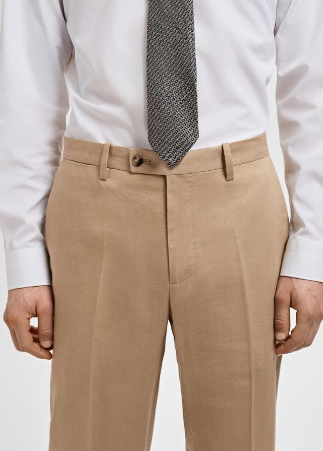 Mango Slim-Fit-Anzughose Amalfi aus 100 % Leinen Exklusivangebot