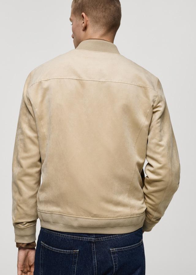 Mango Bomberjacke mit Wildleder-Effekt Preisnachlass