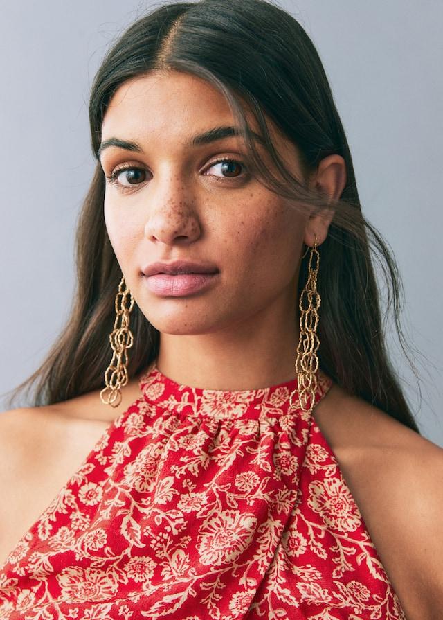 Mango Kleid mit Halfterkragen Zeitlich begrenztes Angebot
