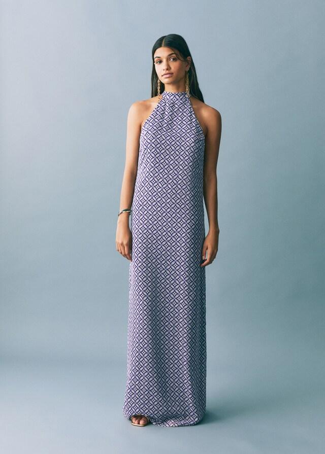 Mango Kleid mit Halfterkragen Neuheiten