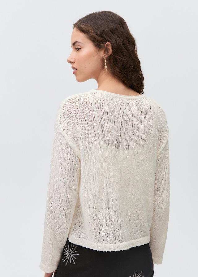 Mango Texturierter Strickpullover Bis zu 65% Rabatt