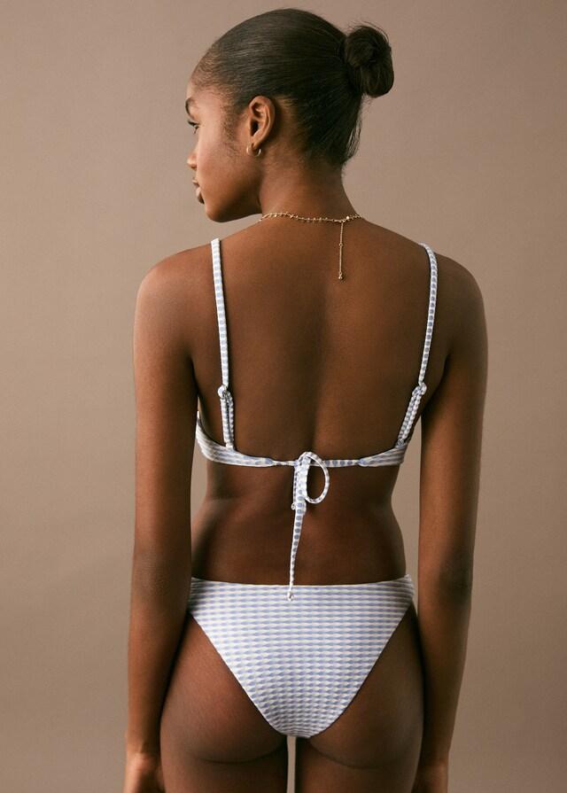 Mango Texturierter Bikini mi Schleife Super Rabatt