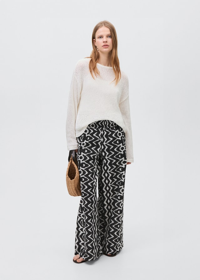 Mango Gerade Printhose 2025