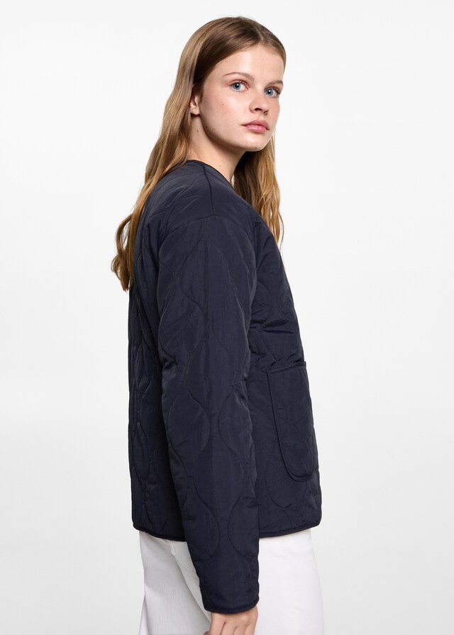Mango Steppjacke mit Taschen Outlet