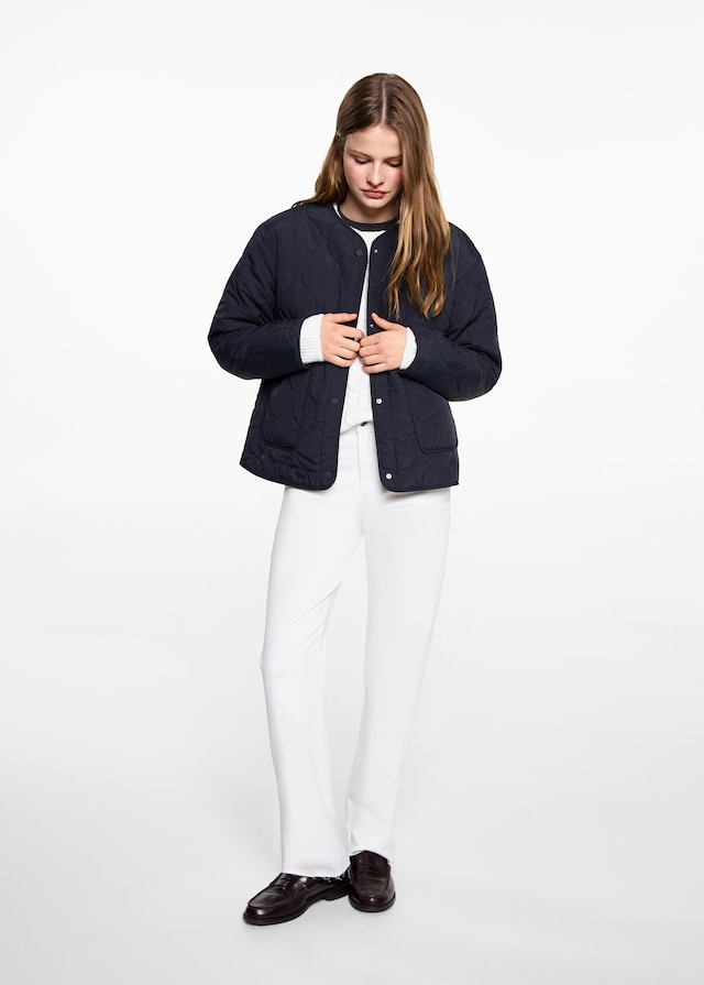 Mango Steppjacke mit Taschen Outlet