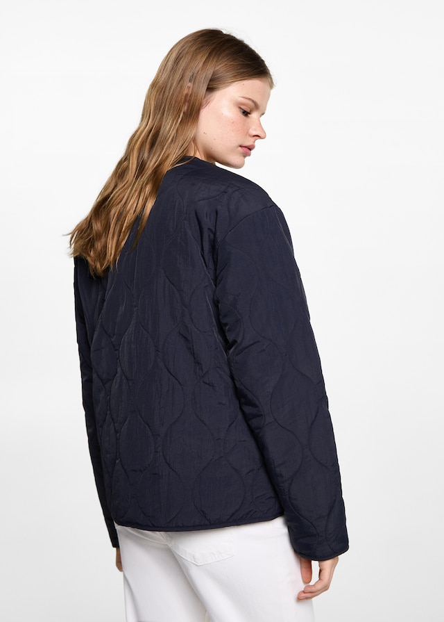 Mango Steppjacke mit Taschen Outlet