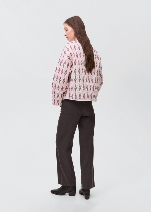 Mango Gesteppte Baumwolljacke Auslauf