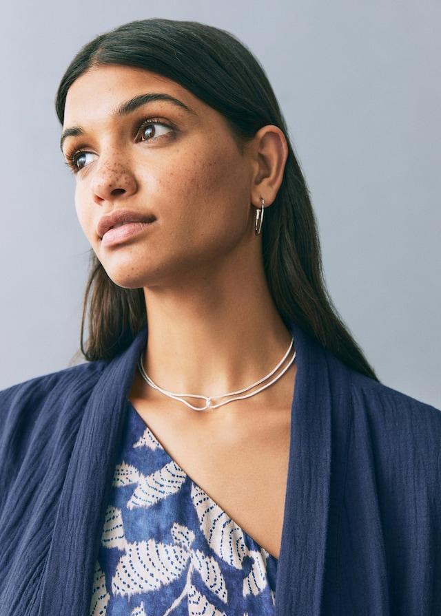 Mango Kimono-Jacke Bambula Verkauf