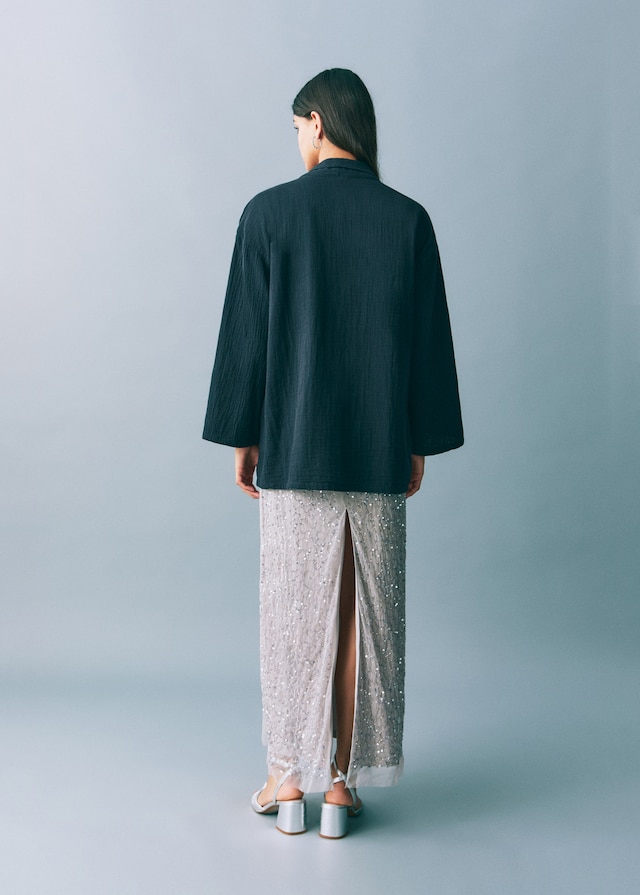 Mango Kimono-Jacke Bambula Hotsell