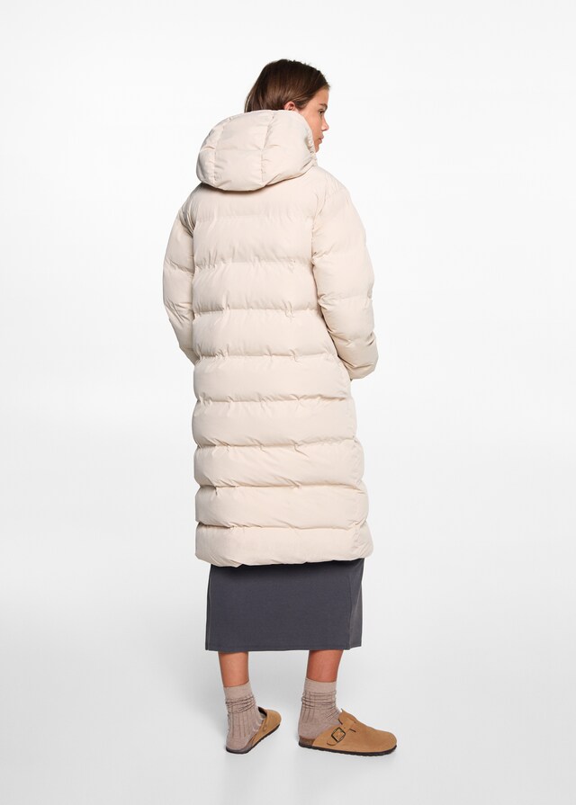 Mango Langer Steppanorak im Angebot