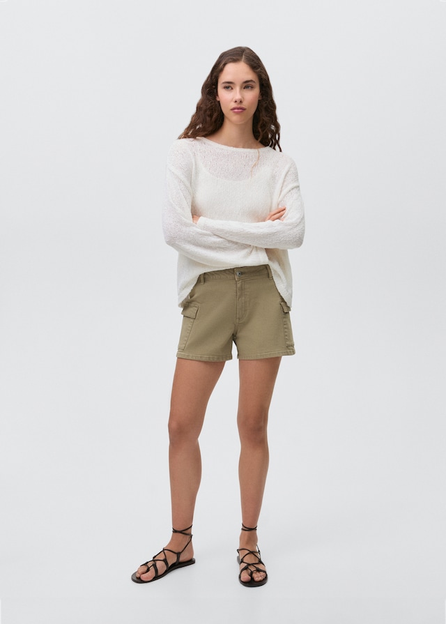 Mango Cargo-Shorts aus Baumwolle Schlussverkauf